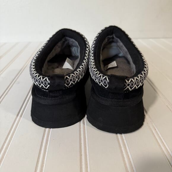 UGG Size 8 Tasman II Black Platform slipper Shoes size 8 - Picture 3 of 7